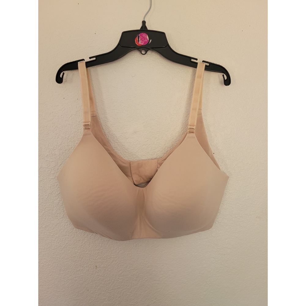 Torrid Curve 360 Back Smoothing Wireless Bra Beige Nude 38DDD Plus Size #1